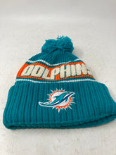 Load image into Gallery viewer, New Era Mens Green NFL Miami Dolphins Sideline Cuffed Knitted Winter Cap