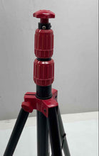 Load image into Gallery viewer, Black & Red Locking Collar Knobs Multi-Directional Work Light LED Tripod