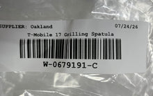 Load image into Gallery viewer, T-Mobile Silver-Tone Wooden Handle 17 Inch Grilling Spatula & Bottle Opener