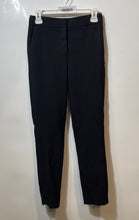 Load image into Gallery viewer, Zara Womens Black Striped Flat Front Pockets Skinny Leg Dress Pants Size XS