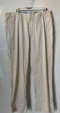 Load image into Gallery viewer, Banana Republic Mens Beige Pockets Flat Front Cotton Dress Pants Size 36x30