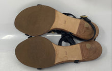 Load image into Gallery viewer, Authentic Tory Burch Womens Black Leather Stiletto Slingback Heels Size 5M