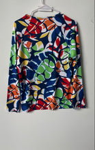 Load image into Gallery viewer, Nautica Womens Multicolor Abstract Print Long Sleeve T-Shirt Size Large