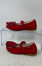 Load image into Gallery viewer, Ice Iceberg Kids Red Round Toe Hook & Loop Mary Jane Flats Size 24