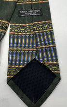 Load image into Gallery viewer, Enrico Guccini Mens Multicolor Printed Silk Adjustable Pointed Tie One Size