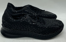 Load image into Gallery viewer, Rieker Women's N5609 Black Low Top Lace Up Running Sneaker Shoes Size 39