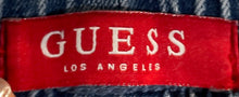 Load image into Gallery viewer, Guess Womens Blue Denim 5-Pocket Design Elastic Waist Tapered Leg Jeans Size XS