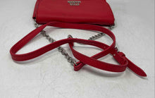 Load image into Gallery viewer, Steve Madden Womens Blynn Red Silver Pockets Semi Chain Strap Crossbody Bag