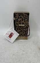 Load image into Gallery viewer, Nine West Womens Black Leopard Print Wristlet Cell Phone Wallet With Tag