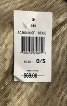 Load image into Gallery viewer, Saks Fifth Avenue Black Womens Beige Knitted Poncho Scarf One Size With Tag