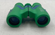 Load image into Gallery viewer, Explore One Green Blue Lightweight Weather-Resistant Kids Field Binoculars