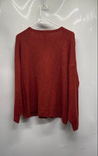 Load image into Gallery viewer, Vince Camuto Womens Brown Knitted Long Sleeve V-Neck Pullover Sweater Size L