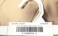 Load image into Gallery viewer, Nautica Womens Khaki Belt Loops Patch Pockets Button Front Chino Pants Size 4