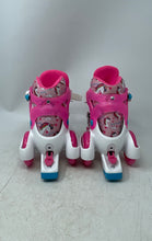Load image into Gallery viewer, Roller Derby Girls Pink Round Toe High Top Adjustable Quad Roller Skates Sz 11-2