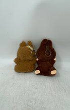 Load image into Gallery viewer, Lot Of 2 Pcs Pop Mart The Monsters Replica Brown Labubu Plush Toy Keychains