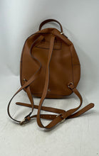 Load image into Gallery viewer, Aldo Womens Brown Pebbled Leather Adjustable Strap Zip-Around Backpack w/ Wallet