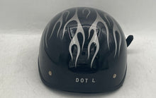 Load image into Gallery viewer, AGV A4 Black Dot Approved Adjustable Strap Open Face Motorcycle Helmet Size L