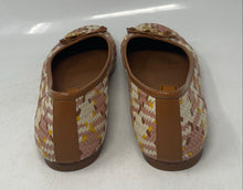 Load image into Gallery viewer, Authentic Tory Burch Womens Multicolor Leather Slip-On Ballet Flats Size 9.5M