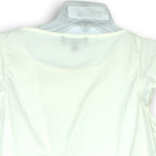 Load image into Gallery viewer, Banana Republic Womens White Sleeveless Ruffle Blouse Top Size Small