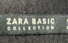 Load image into Gallery viewer, Zara Basic Womens Black Round Neck Long Sleeve Blouse Top Size XS