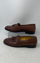 Load image into Gallery viewer, Johnston & Murphy Mens Brown Leather Tassel Slip-On Loafer Shoes Size 13M