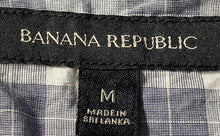Load image into Gallery viewer, Banana Republic Mens Multicolor Plaid Long Sleeve Collared Button-Up Shirt Sz M
