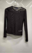 Load image into Gallery viewer, Gap Womens Brown Black Printed Long Sleeve Crew Neck Pullover Blouse Top Size S