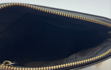 Load image into Gallery viewer, Michael Kors Womens Black Leather Adjustable Strap Zip Top Lined Crossbody Bag