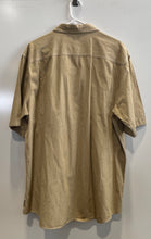 Load image into Gallery viewer, Sean John Mens Khaki Cotton Pockets Short Sleeve Button-Up Shirt Size 3XL