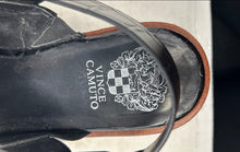 Load image into Gallery viewer, Vince Camuto Womens Marietten Black Leather Platforms Espadrille Sandals Size 10