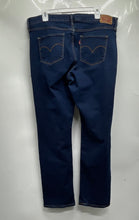 Load image into Gallery viewer, Levi Strauss & Co. Womens Blue Denim Button Front Straight Leg Jeans Size 34