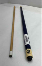 Load image into Gallery viewer, The Miz Collection Black Brown Billiard Cue Blue Two Piece Pool Stick
