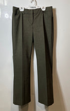Load image into Gallery viewer, Express Womens Green Flat Front Slash Pockets Straight Leg Dress Pants Size 6