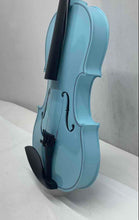 Load image into Gallery viewer, Antique Blue Right-Handed 4 String Acoustic Violin With Bow In Case