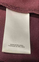 Load image into Gallery viewer, Express Womens Burgundy Puff Sleeve Split Neck Back Zip Sheath Dress Size XS