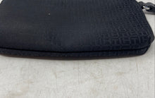Load image into Gallery viewer, Tommy Hilfiger Womens Black Monogram Print Zipper Inner Pockets Wristlet Wallet