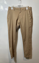 Load image into Gallery viewer, Legend London Mens Beige Slash Pockets Belt Loops Button Front Chino Pants Sz 32