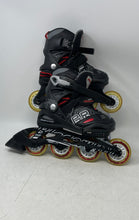 Load image into Gallery viewer, Bladerunner Unisex Kids Phoenix Black Red Adjustable Inline Skates Size 1-4