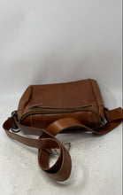 Load image into Gallery viewer, Velez Womens Brown Leather Adjustable Crossbody Strap Outer Pocket Messenger Bag
