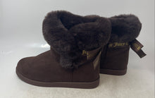 Load image into Gallery viewer, Juicy Couture Womens King Brown Suede Pull-On Ankle Winter Boots Size 9
