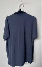 Load image into Gallery viewer, Perry Ellis Mens Blue Textured Short Sleeve Spread Collar Polo Shirt Size XL