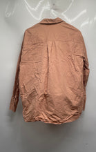Load image into Gallery viewer, Zara Womens Beige Cotton Long Sleeve Collared Regular Fit Button-Up Shirt Size S
