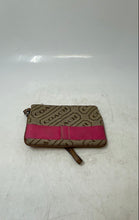 Load image into Gallery viewer, Coach Womens Lozenge Pink Brown Signature Print Detachable Strap Wristlet Wallet