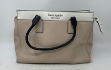 Load image into Gallery viewer, Kate Spade Womens Cameron Pink White Colorblock Leather Zip Top Satchel Handbag