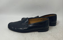 Load image into Gallery viewer, Sandro Moscoloni Mens Black Leather Round Toe Slip-On Loafer Shoes Size 8.5