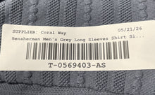 Load image into Gallery viewer, The Original Ben Sherman Mens Gray Cotton Long Sleeve Button-Up Shirt Size M