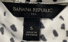 Load image into Gallery viewer, Banana Republic Womens Black White Sleeveless Pullover Tank Top Size Small
