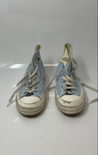 Load image into Gallery viewer, Converse Womens Chuck 70 High Light Blue With Butterflies Sneaker Shoes Size 6