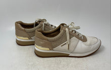 Load image into Gallery viewer, Michael Kors Womens Allie Wrap Beige Golden Low Top Sneakers Shoes Size 10 M