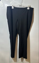 Load image into Gallery viewer, Talbots Petites Womens Black Stretch Side Zip Straight Leg Dress Pants Size 16P